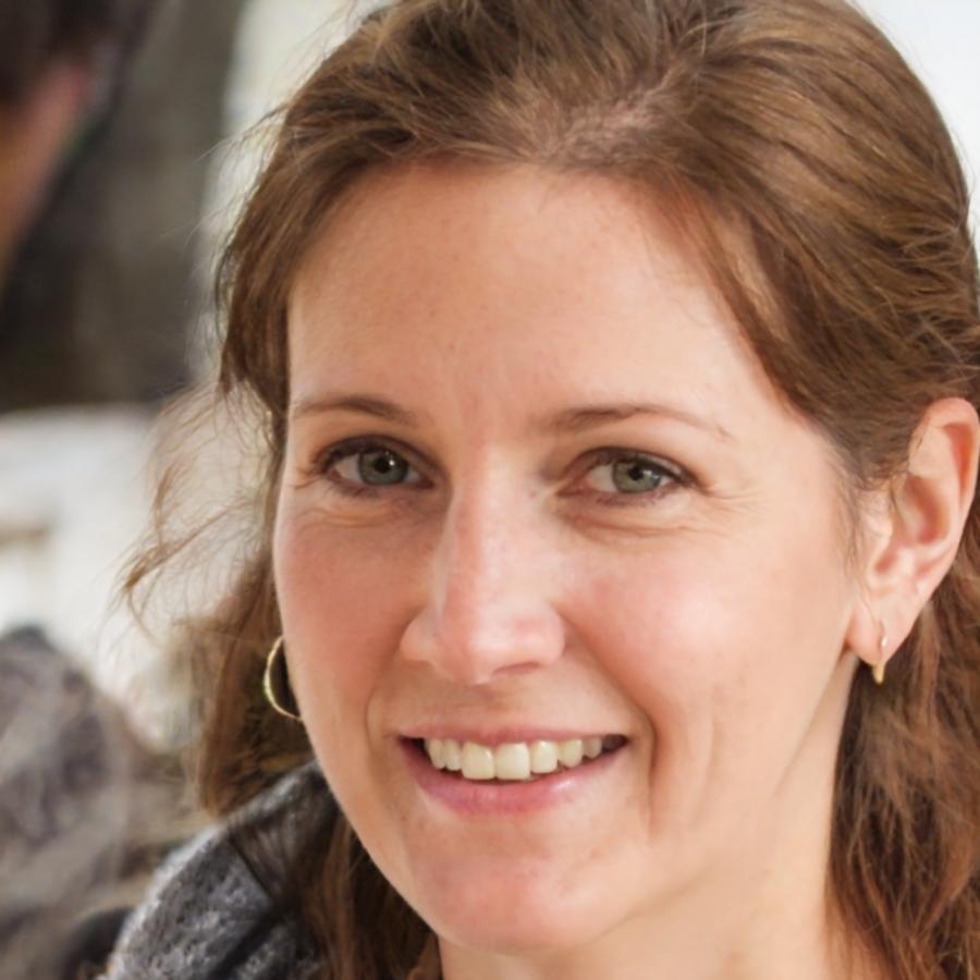 Teilnehmerin während einer Online-Lernsession